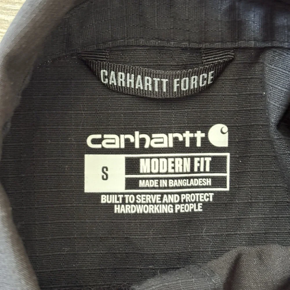 Carhartt Scrub Shirt Womens Small Force Crossflex‎ Convertible Sleeve Healthcare - Picture 11 of 16